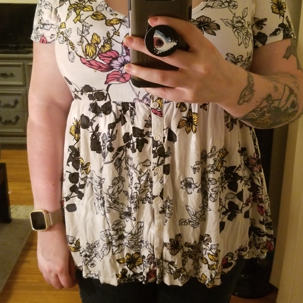 Torrid Babydoll Top Size 0